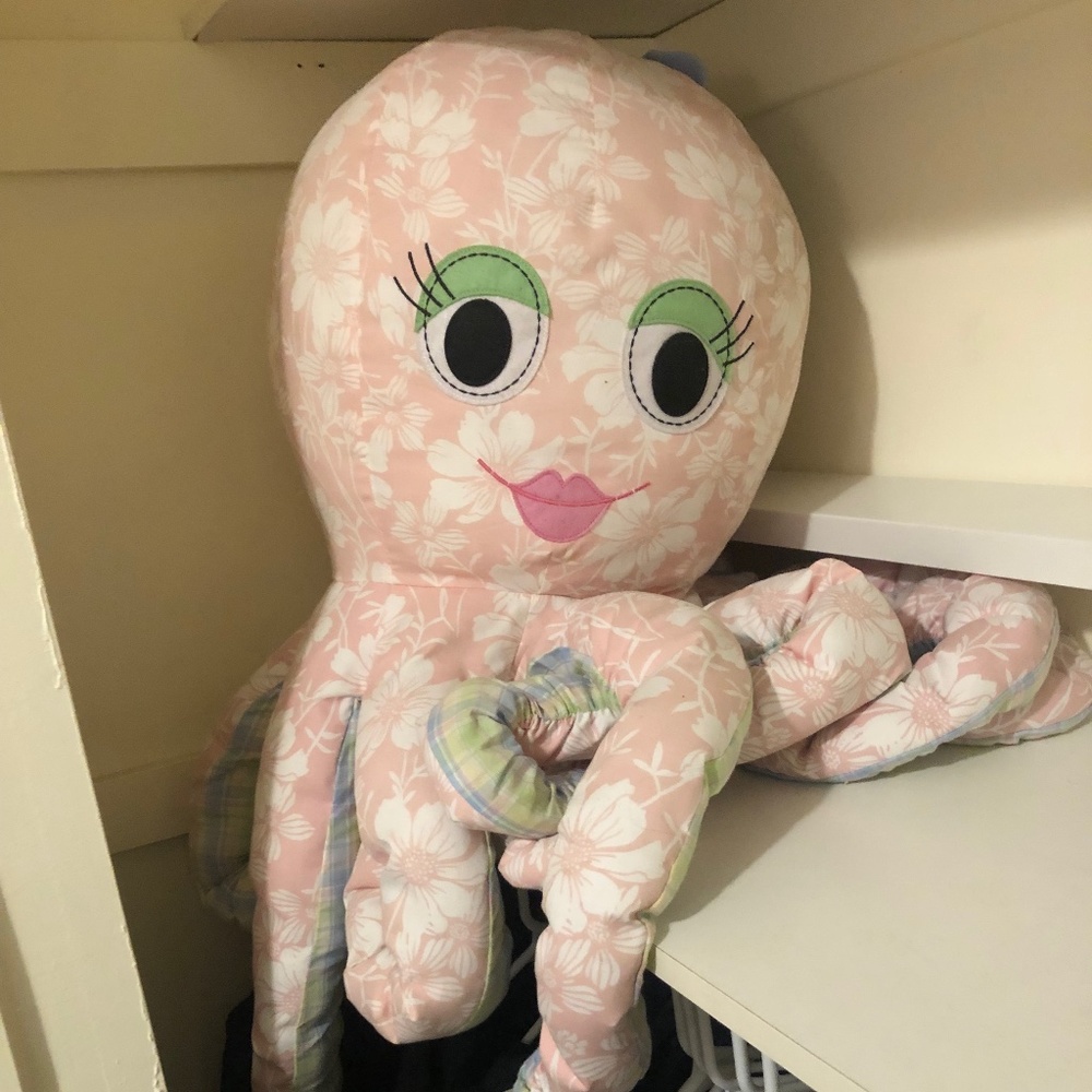 HOSTPICK 💖 Big Handmade Octopus Stuffed Toy - Perfect for nurseries!